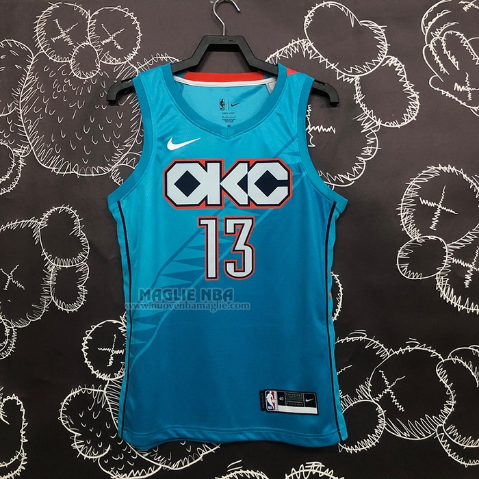 Maglia
 Paul George NO 13 Oklahoma City Thunder Citta
 2018-19 Blu
